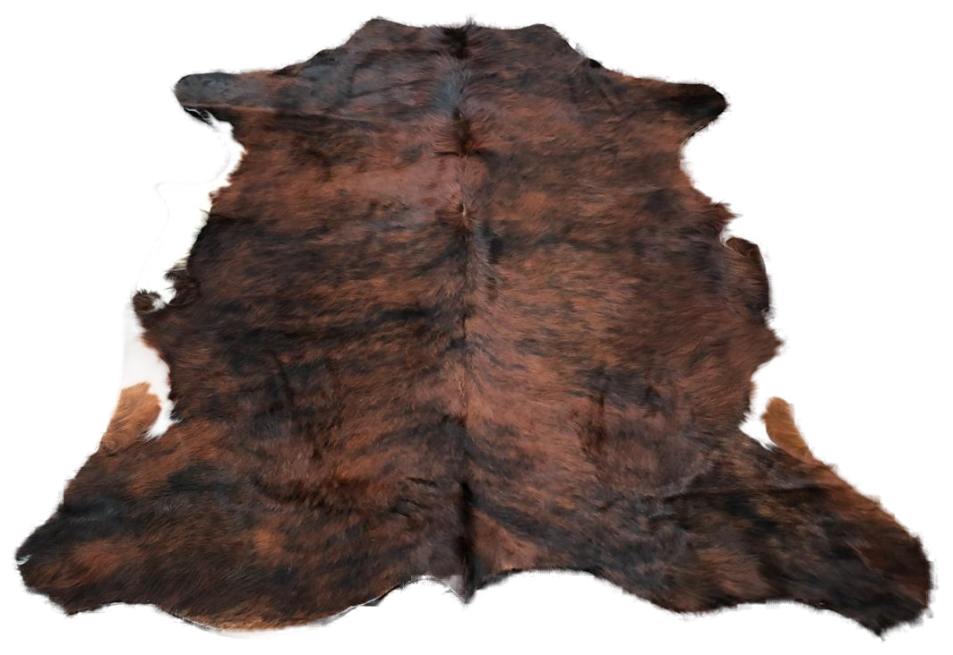 Dark Brown cowhide — exact hide No. 09