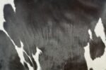 Salt and pepper cowhide detail