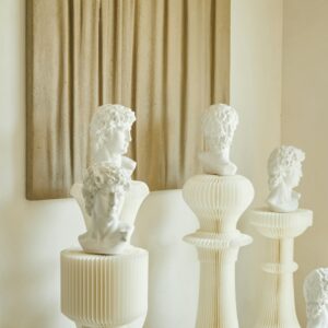 White classical figurines